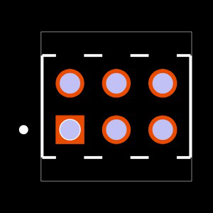 MTMM-103-02-S-D-010 Footprint