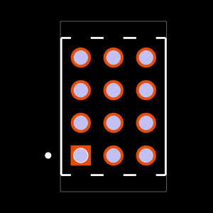 MTMM-103-08-T-Q-070 Footprint