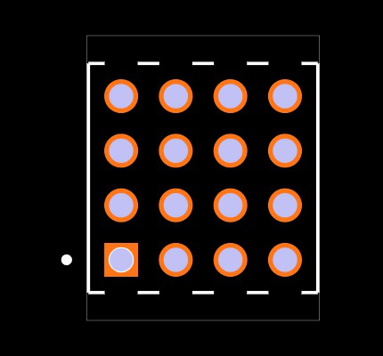 MTMM-104-04-T-Q-155 Footprint