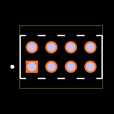 MTMM-104-05-T-D-250 Footprint