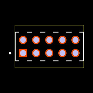 MTMM-105-05-H-D-180 Footprint