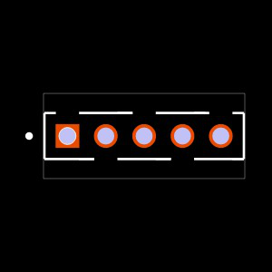 MTMM-105-05-T-S-186 Footprint