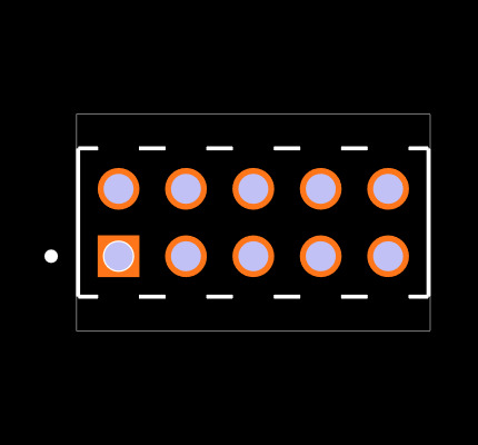 MTMM-105-10-T-D-182 Footprint
