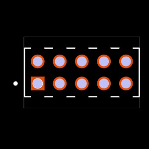 MTMM-105-14-G-D-000 Footprint