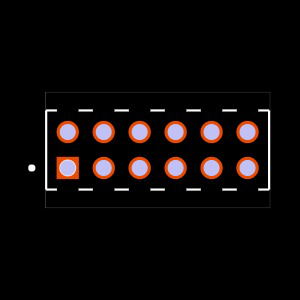 MTMM-106-04-S-D-136 Footprint
