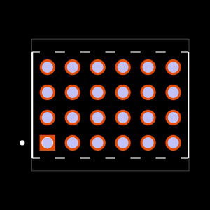 MTMM-106-05-F-Q-197 Footprint