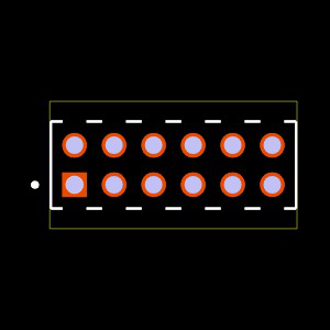 MTMM-106-07-F-D-256 Footprint