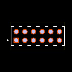 MTMM-106-08-T-D-260 Footprint