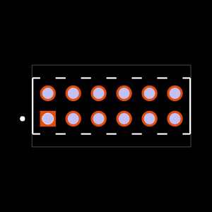 MTMM-106-12-L-D-484 Footprint