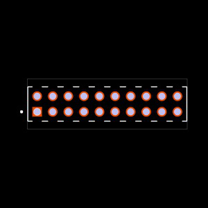 MTMM-110-02-S-D-075 Footprint