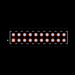 MTMM-110-04-T-D-160 Footprint