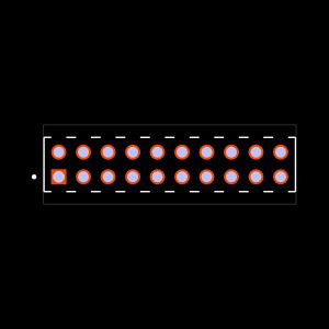 MTMM-110-05-L-D-196 Footprint