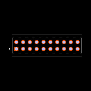 MTMM-110-09-S-D-390 Footprint