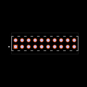 MTMM-110-15-G-D-250 Footprint