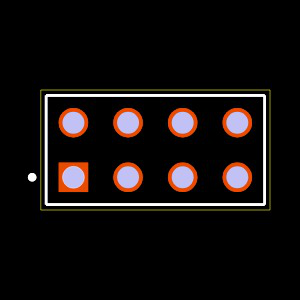 MTSW-104-13-S-D-1050 Footprint