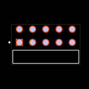 MTSW-105-08-G-D-100-RA Footprint