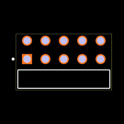 MTSW-105-08-G-D-155-RA Footprint