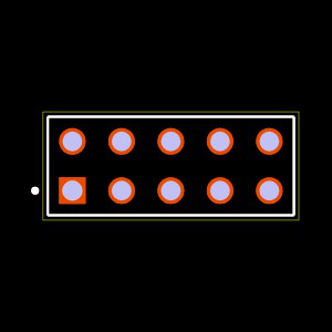 MTSW-105-10-G-D-580 Footprint