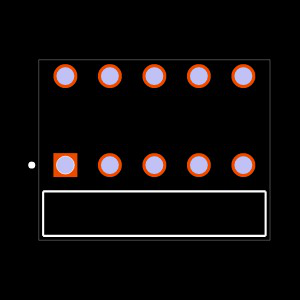 MTSW-105-10-S-Q-320-RA Footprint