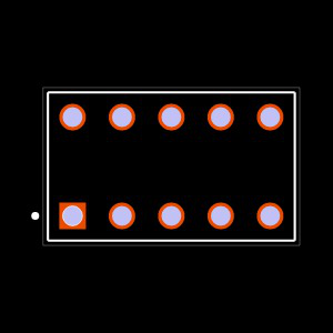 MTSW-105-21-G-Q-1155 Footprint