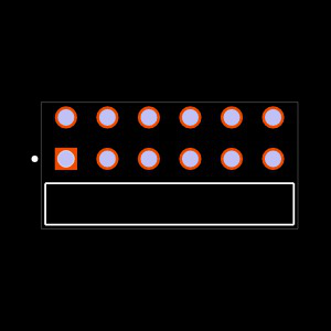 MTSW-106-22-T-D-305-RA Footprint