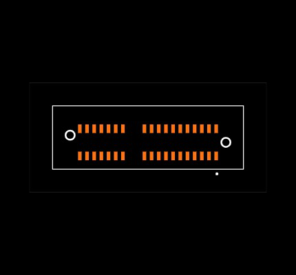 PCIE-LP-01-01-S-DV-A-TR Footprint
