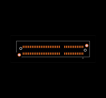 PCIE-LP-04-01-F-DV-A-WT-TR Footprint