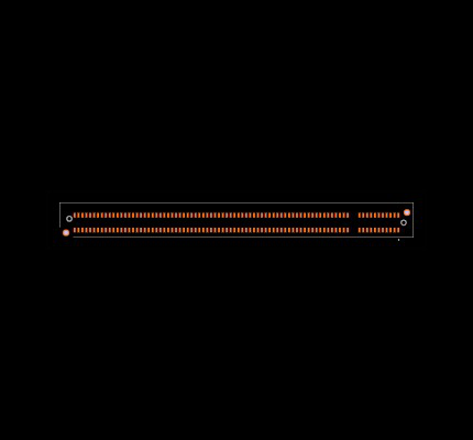 PCIE-LP-16-01-L-DV-A-WT Footprint