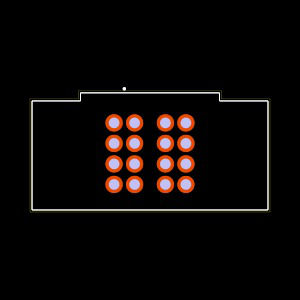 PET-02-02-S-VT-NL Footprint