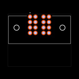 PET-02-02-T-RA-LC Footprint