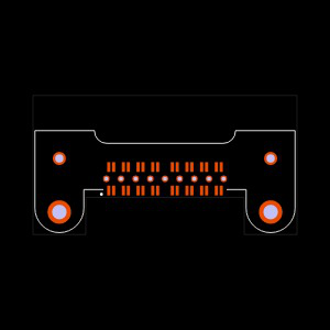 QMS-016-01-S-D-DP-RA Footprint
