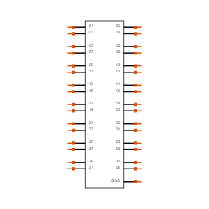 QMS-016-06.75-L-D-DP Symbol
