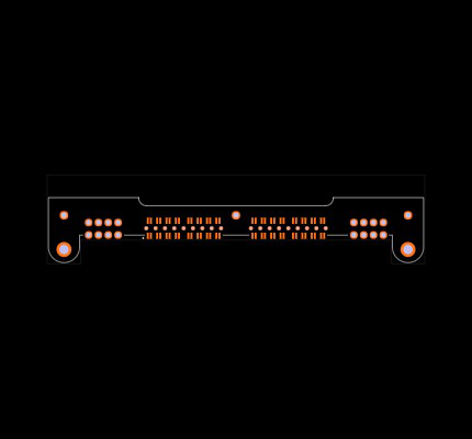 QMS-032-01-L-D-DP-RA-PC8 Footprint