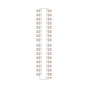 QMS-032-06.75-L-D-DP-A-GP-K Symbol