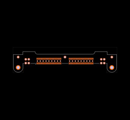 QMS-052-02-H-D-RA-PC4 Footprint