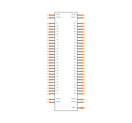 QMS-052-02-L-D-RA-PC4 Symbol