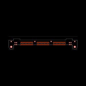 QMS-078-01-S-D-RA-PC4 Footprint
