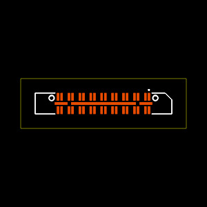 QRF8-018-05.0-L-D-DP-A-GP-K Footprint