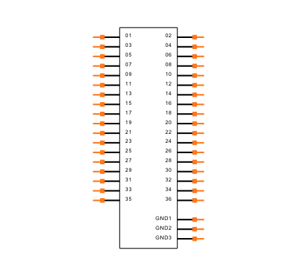 QRF8-018-05.0-S-D-DP-A-GP Symbol