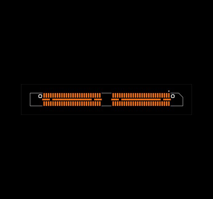 QRF8-052-07.0-L-D-A-GP Footprint
