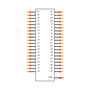 QSE-040-01-F-D-A-FL Symbol