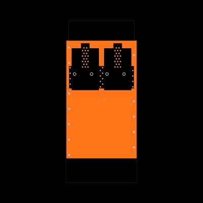 QSFPC-D8-1-2-S-F Footprint