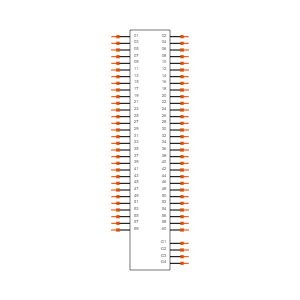 QSH-030-01-S-D-A-K-TR Symbol
