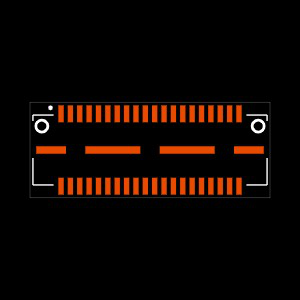 QTE-020-01-F-D-A-FL Footprint