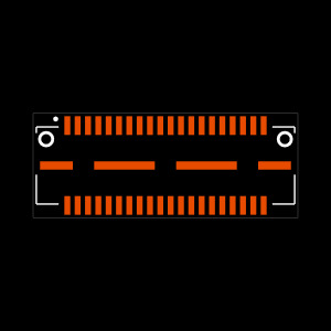 QTE-020-01-F-D-A-FL-K Footprint
