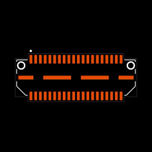 QTE-020-03-L-D-LC Footprint