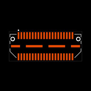 QTE-020-04-F-D Footprint