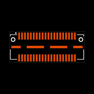 QTE-020-05-L-D-A Footprint