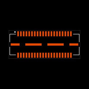 QTE-020-08-L-D Footprint