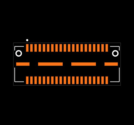 QTE-020-09-F-D-A-K Footprint